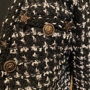 EYEDOLL tweed jacket in size SMALL. So Chanel.